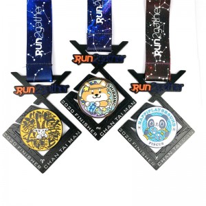 Medal hurtowy hurtowy hurtowy hurtowy kształt maratonowy maraton