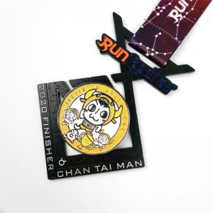 Gag hurtoweniestandardowe logo projektowanie stopu metalowego maratonu maraton sportowy honorowy medal