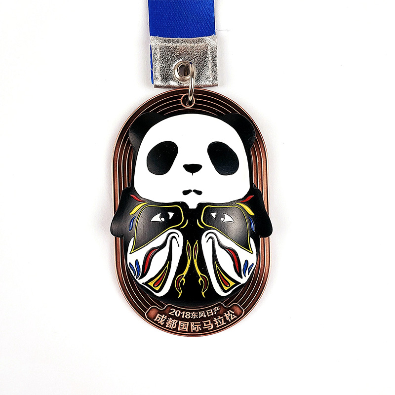 Hurtowaniestandardowa sportowa maraton Medal Blank Gold PlATED SOTYNIR MEATEL MEATAL