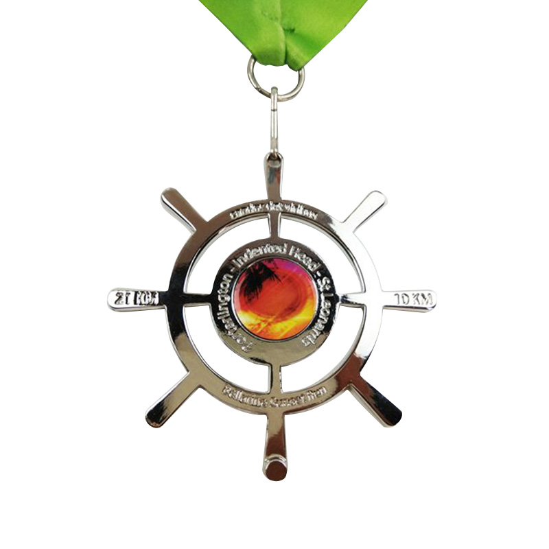 Niestandardowe sublimacja metalowe mistrzostwo wyścigowe Medal wycięty metalowe medale