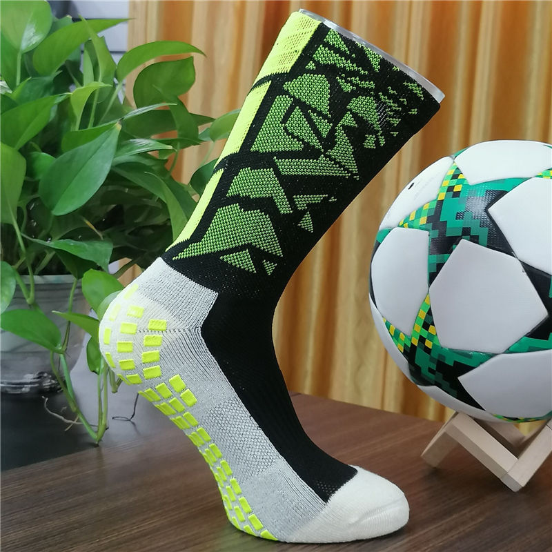 Niestandardowe projekty Grip Skarpetki Profesjonalne sportowe Calf Crew Football Football Soccer Anti Slip Grip Socks