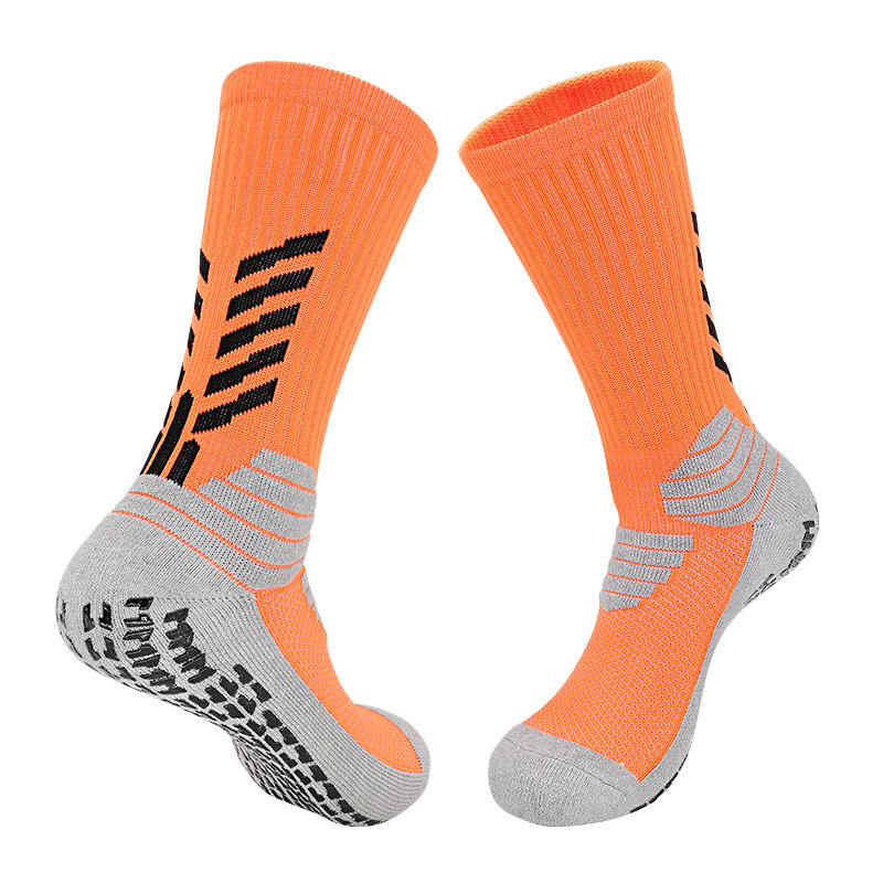 Factory Custom Sport Socks Anti Slip Football Socks zniestandardowymi logo sportowymi skarpetami piłkarskimi