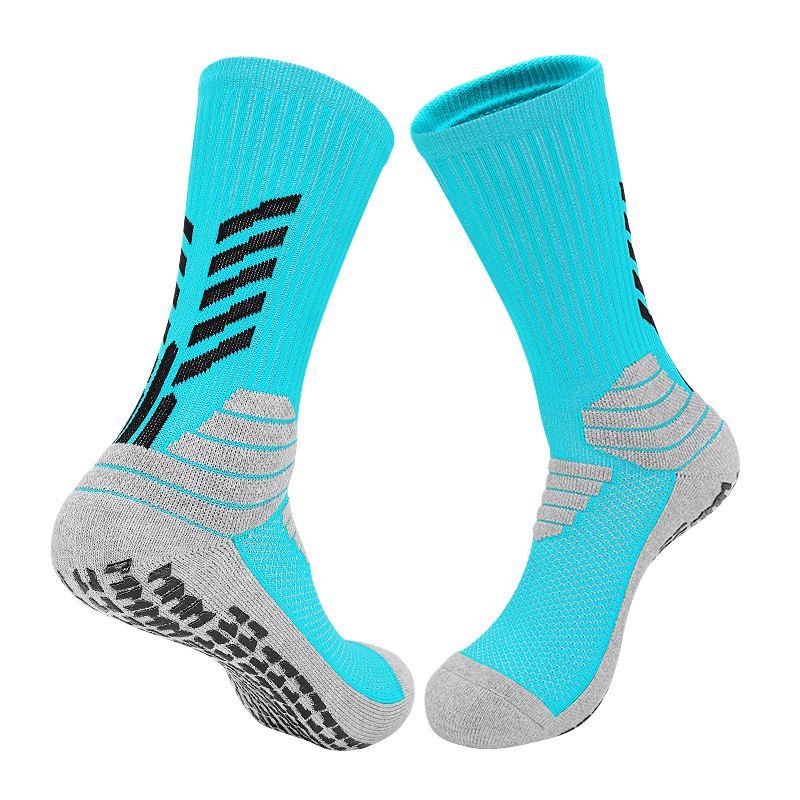 Factory Custom Sport Socks Anti Slip Football Socks zniestandardowymi logo sportowymi skarpetami piłkarskimi