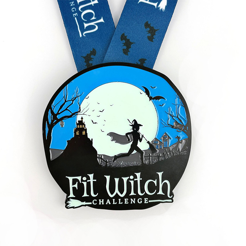 Custom Halloween Medal Halloween Run Medals Night Run Medals Medals Medals Medale Maraton Medale