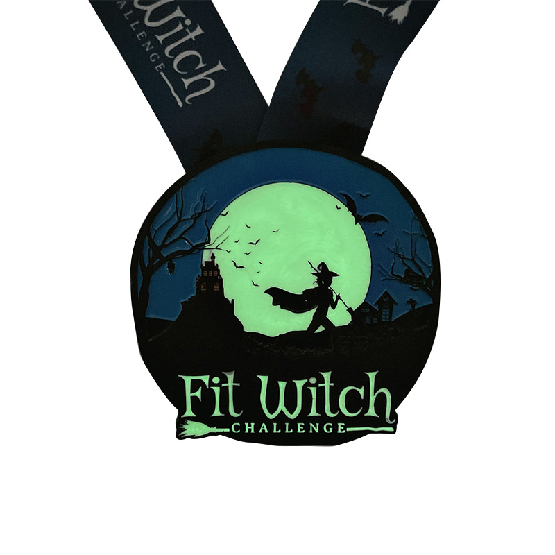 Custom Halloween Medal Halloween Run Medals Night Run Medals Medals Medals Medale Maraton Medale