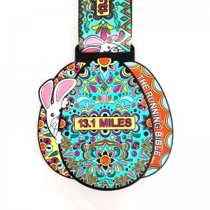 Niestandardowe medale dla wyścigów Metal Medallion Niestandardowe medale Mikołaja