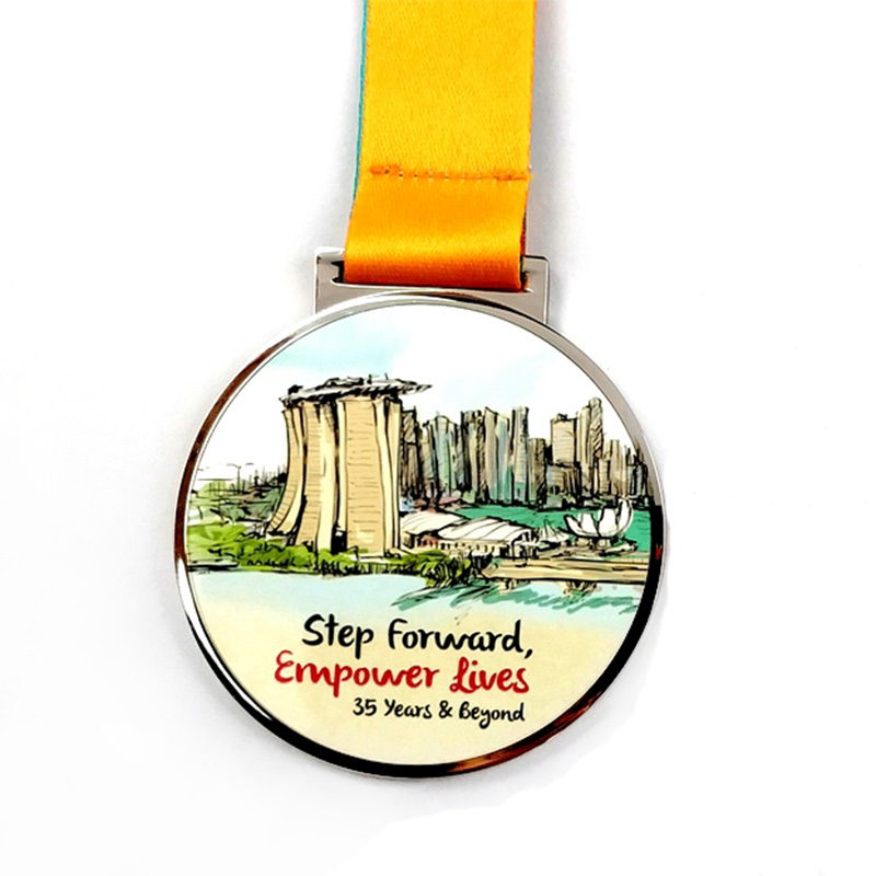 Medal castingowy stopu cynku 18 -krotnie złota medal Medallion Medal UV Print