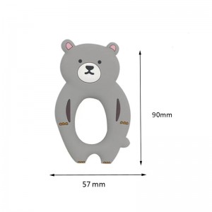 BPA darmowe ząbkowania ząbkowania ząbki dla dzieci zębynoszą kształt silikon