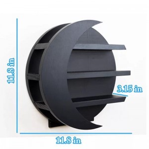 Księżycowa ściana lub szelfna pulpicie Uchwyt olejku eterycznego Kryształowy