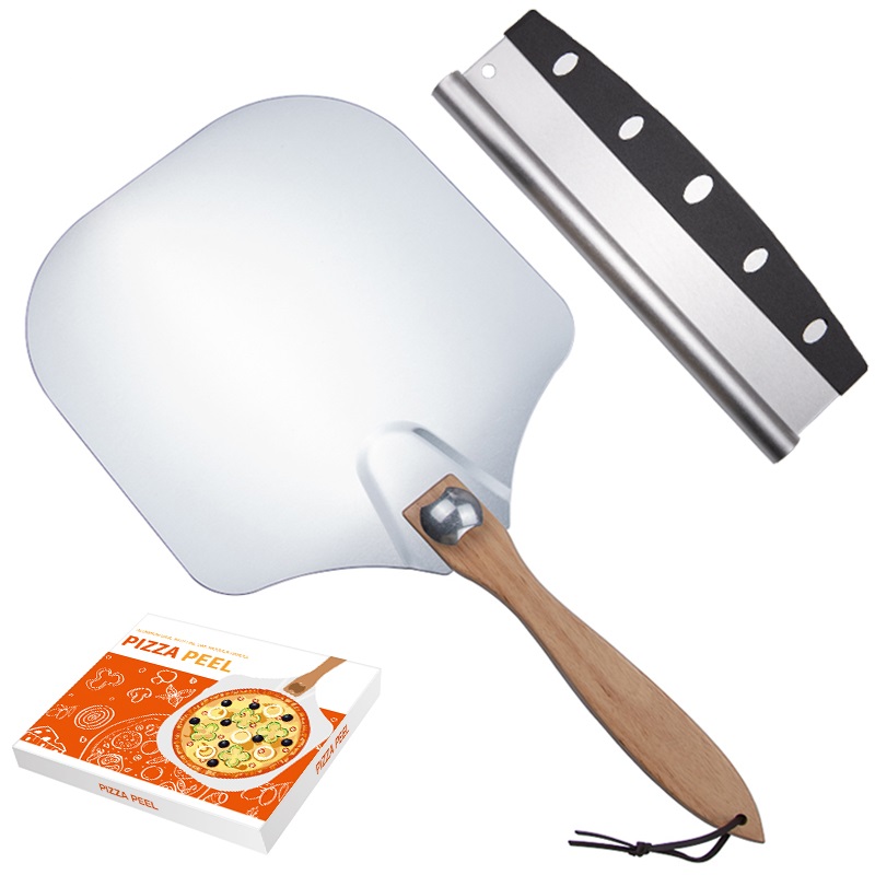 Składany 12nch aluminiowy pizza pizza pizza łopata pizzy pizza pizda wiosła