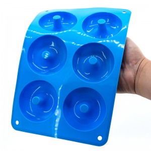 Formy silikonowe pączki -nieostronny silikonowy zestaw patelnina pączki, po prostu pop! Odpornośćna ciepło, czyni idealne bułeczki z ciastem pączkowym, BPA bez zmywarki Safe