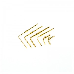 Mosiężna wtyczka gniazd sieciowych Pin---Zakończenie kąta prawego