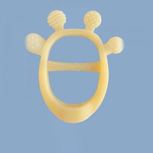 Silikonowe zabawki do gryzienia dzieci 3+ miesiące, BPA Free Upadkowodporne silikonowe rękawice do zębów Zabawki do bolącej dziąsła Relief, Zabawki do żucia dzieci do ssania