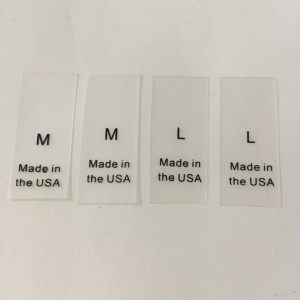 Przezroczysty znak wysyłki drukowanej