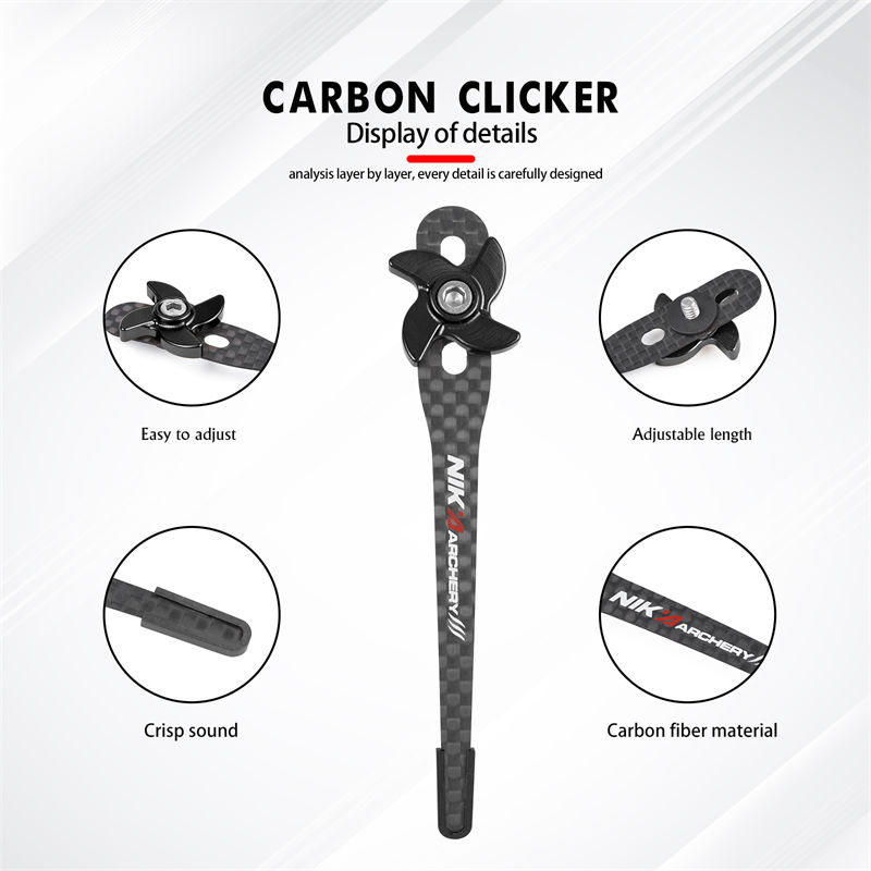 26CK03 Black Color Recurve Carbon Clicker