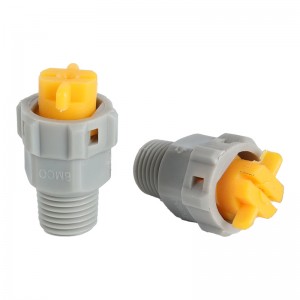 PP Plastikowe szybkie uwalnianie i demontaż dyszanatryska przemysłowa dysza odrzutowa z pełnym stożkiem&płaski wzór wentylatora rozpylanie