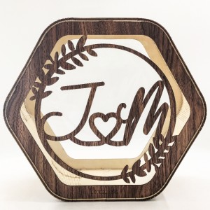 Drewniane pudełko logowania