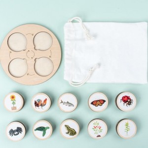 Drewniane oświecenie dzieci \\\\\\\\\'\'s Toys Diy Yizhi Puzzle