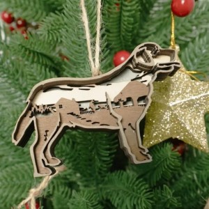 Drewniana dekoracja artefaktów 3D