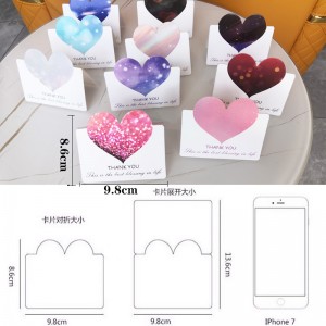 Niestandardowa karta z życzeniami z życzeniami