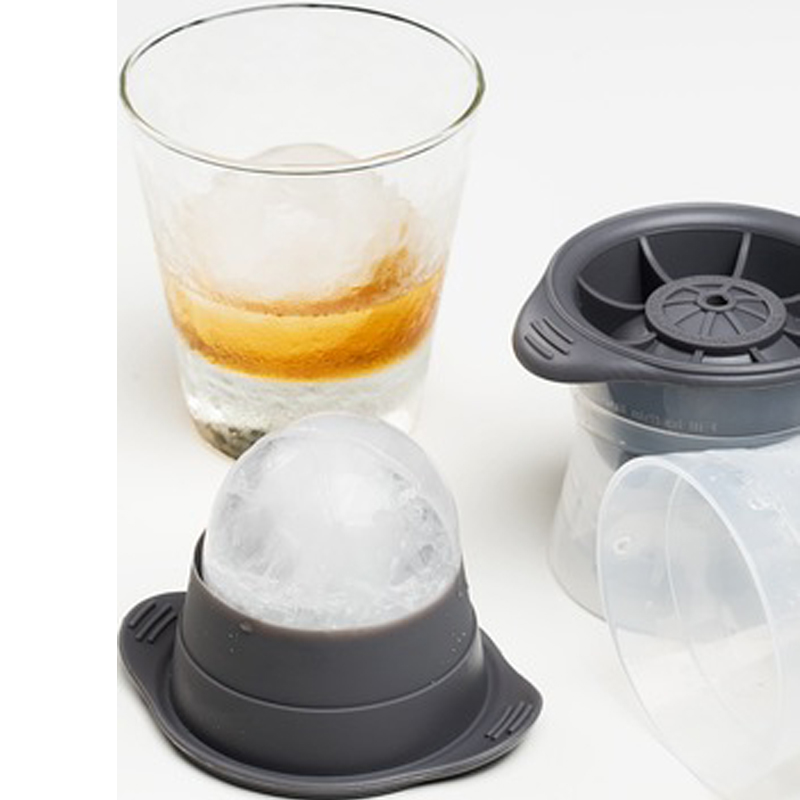 Duże sferyczne lodowe formy odpowiednie do whisky, koktajli,napojów lodowych, wielokrotnego użytku i łatwego do czyszczenia, bez BPA