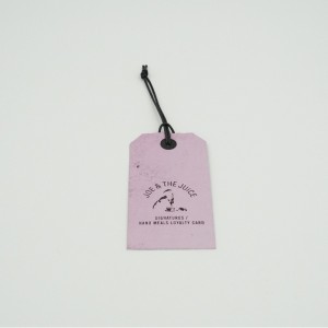 Etykieta etykieta drukowania odzieży Projektowanie i produkcja