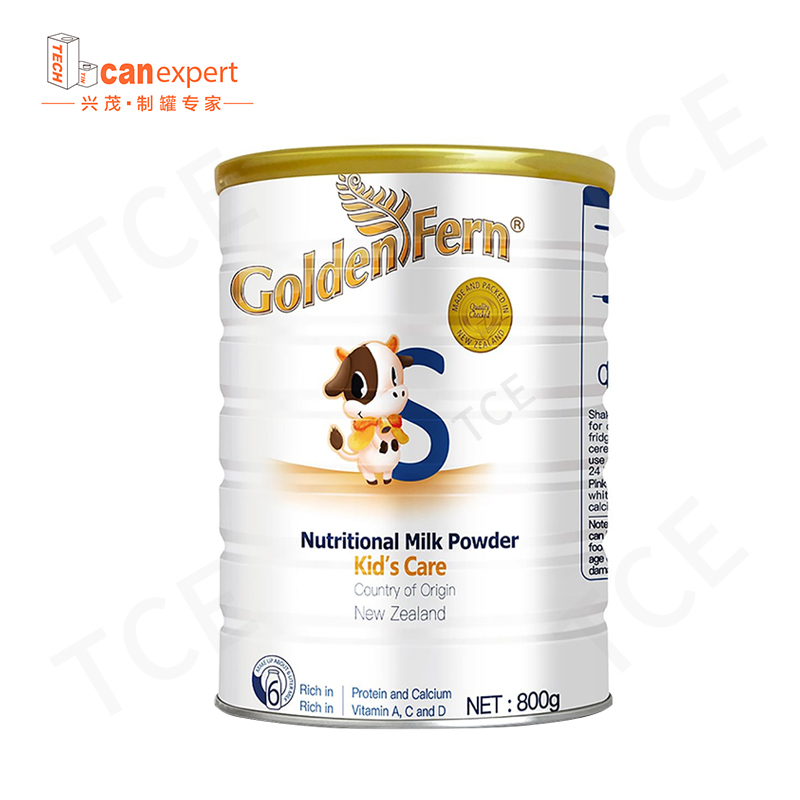 TCE-Factory Supply Metal Can CMYK/PMS Kolor/Tables Tinplate w proszku puszka mleka puszka