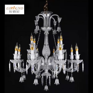 1305-8+4 Modern Crystal Chandelier Luksusowa dekoracja