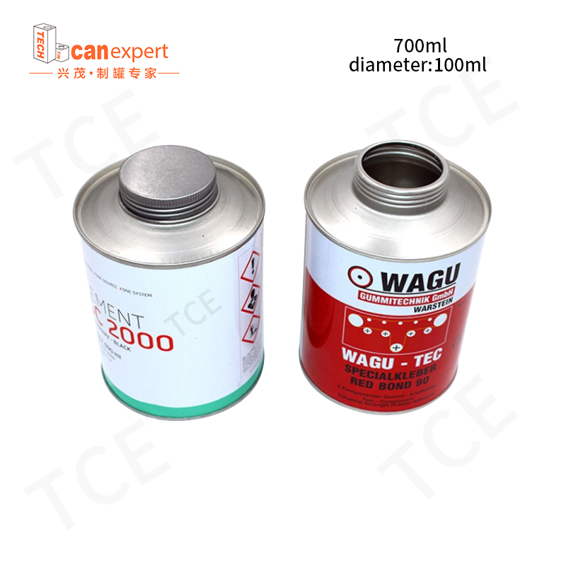 Tce- gorąca sprzedaż okrągła chemiczna puszka do kleju Can 0,25 mm metalowe wiadro