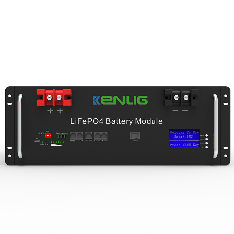 51.2V 100/150/200AH LifePo4 Lithium Ion Bateria System magazynowania energii w systemach energii słonecznej z LCD