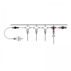 Zestaw światła świątecznego LED