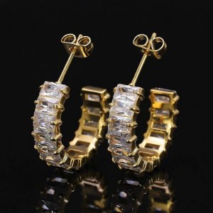 316L najnowsze kolczyki ze stali nierdzewnej odlewanej proszkowo pierścionek