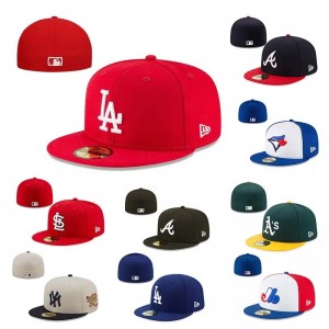 Hurtownia Gorras Blankniestandardowy kapelusz baseballowy z logo haftu 3D z płaskim brzegi 3D