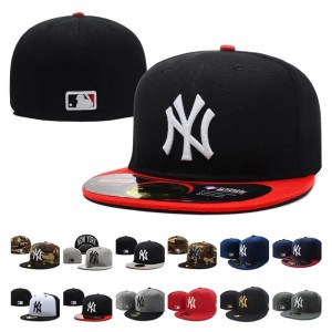 2023 Fashion Custom 6 Panel Flat Brim Hafted Logo Men \\\\ Outdoor Sports Baseball Cap Hats do hurtowego
