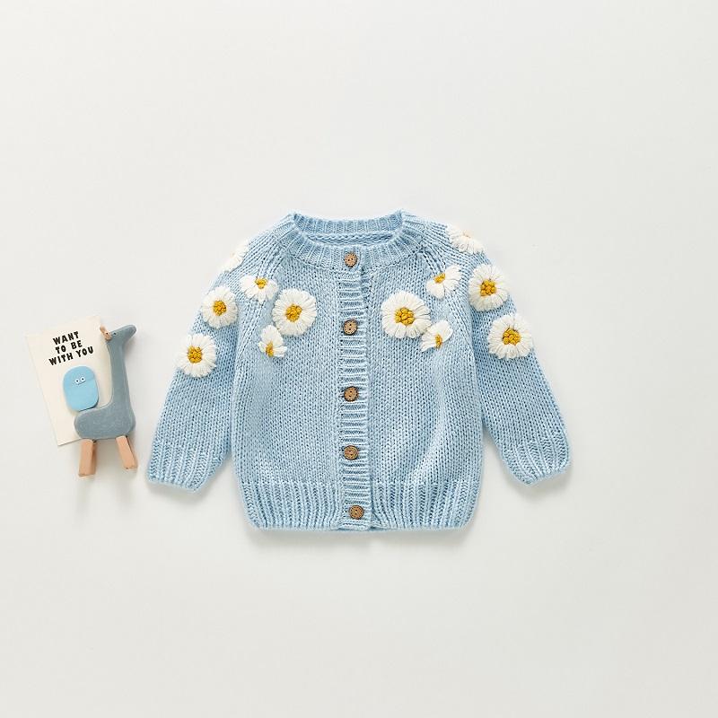 Wiosna Dzieci Baby Girls Cardigan Coat Odzież