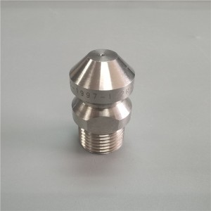 Dysza czyszczenia drenażu ze stalinierdzewnej Dyszę kanalizacyjną dyszą ścieżką pod wysokim ciśnieniem