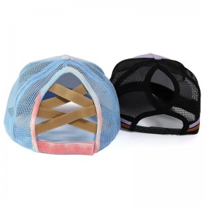 Niestandardowe klasyczne wysokiej jakości 5 paneli dorosłych HATS Trucker Hats z logo haftowym, Emboss Press Printing