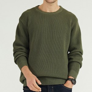 100% bawełniany Zime Custom Men \\\\\'s Crew Szycik Sweater Sweater