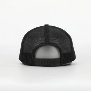 Hurtownianiestandardowa dorosła 6 panel skórzana logo plaster Niski profil Richardson 112 Gorras Mesh Snap Back Trucker Cap Hat