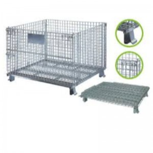 Składany pojemnik z siatki drucianej