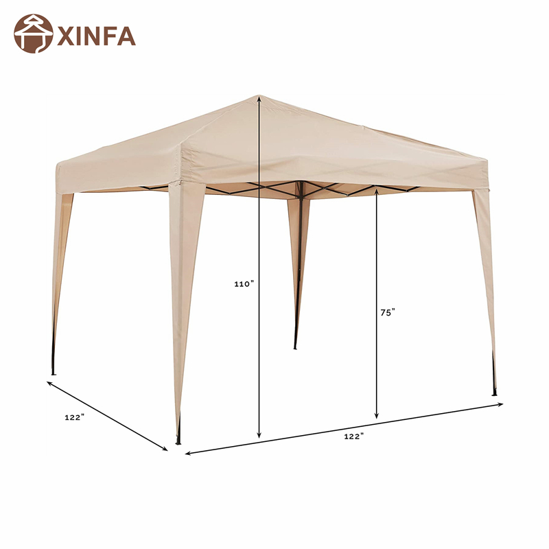 Crosley Furniture Hampton Clunsable Outdoor Gaze, 10 \\ 'x 10 \\' - Tan '