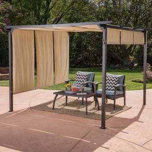 10 \\\\ \'x 10 \\\\\' Outdoor Sconeble Pergola Gazebo Namiot Home Dione Outdoor Stael, brązowy, brązowy