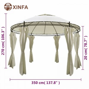Marquee Wedding Arch Top Jardin Pergolas Gazebo Outdoor Aluminium Gaze Banzyjnenamioty