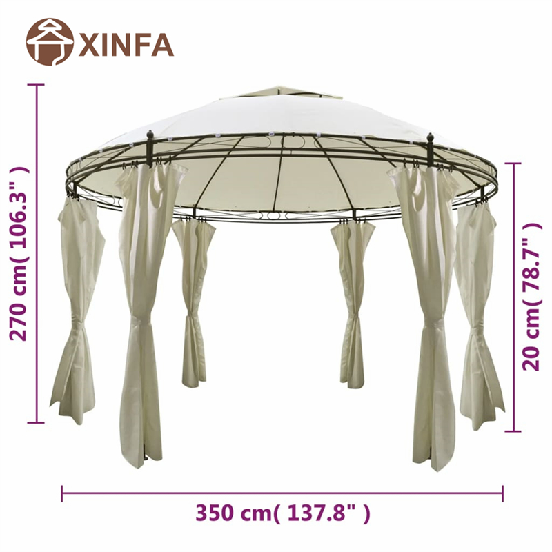 Marquee Wedding Arch Top Jardin Pergolas Gazebo Outdoor Aluminium Gaze Banzyjnenamioty