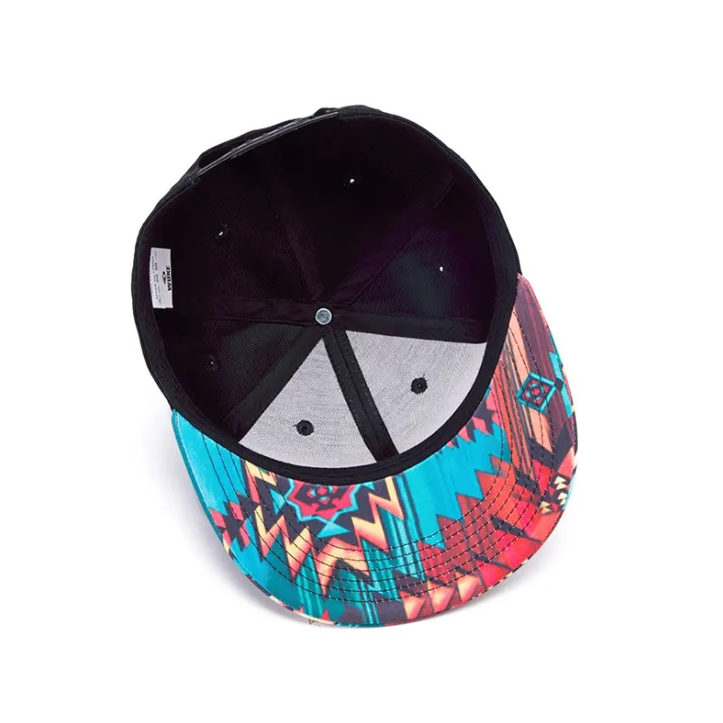 Print 3D Snap Back Flat Brim Hat Taniec street Druk Flat Bill Hawaiian Hats Zaprojektuj własną czapkę snapback/hat