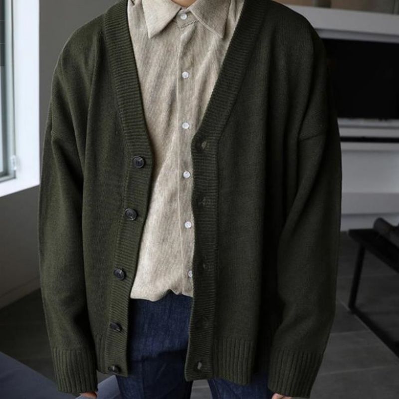 Fall/winter Długie rękawie dzianinowy sweter z kaset