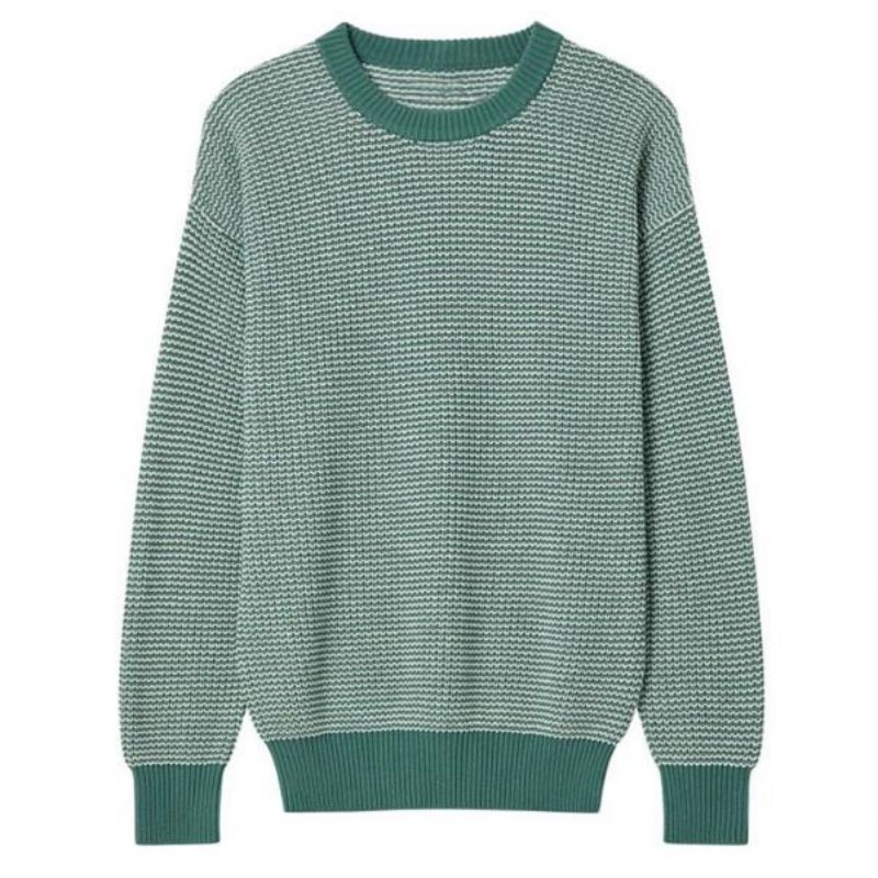 Mężczyzny kolorowy Kolor dzianin CREWNECK SWEES
