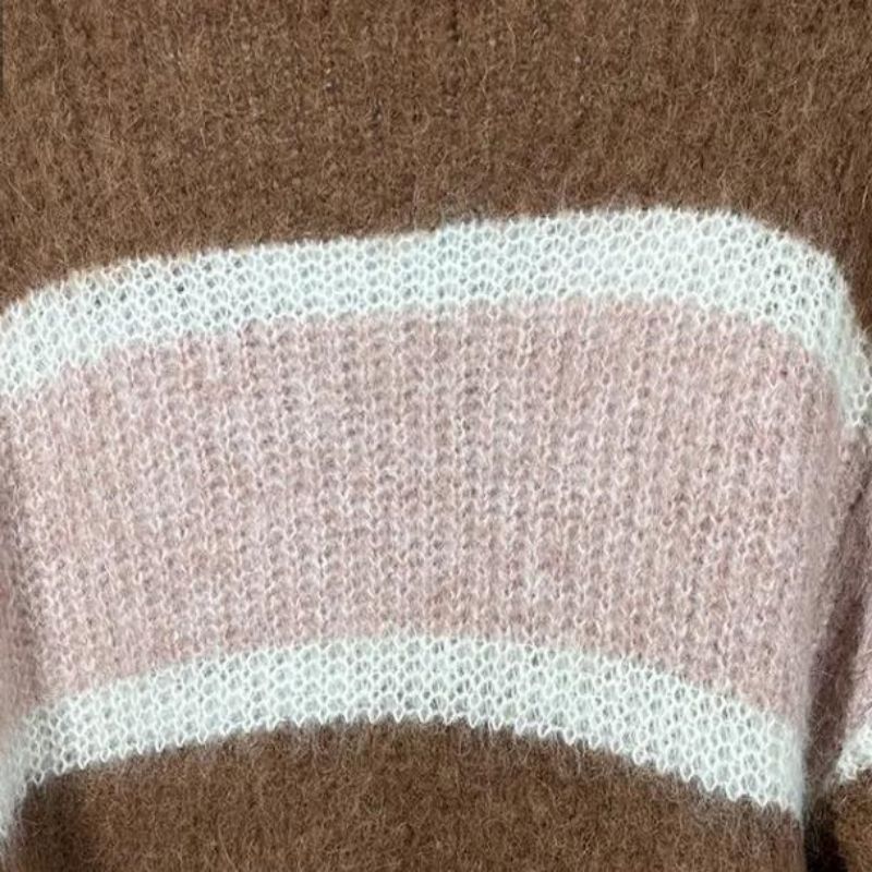 Kobiety SWETER SPEINER STRIPET STRIPET