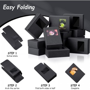 Dostosowane pudełko papierowe z materiałem PVC