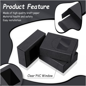 Dostosowane pudełko papierowe z materiałem PVC